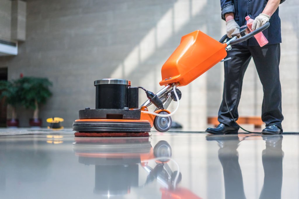 Floor cleaning with After Builders Cleaning Chichester