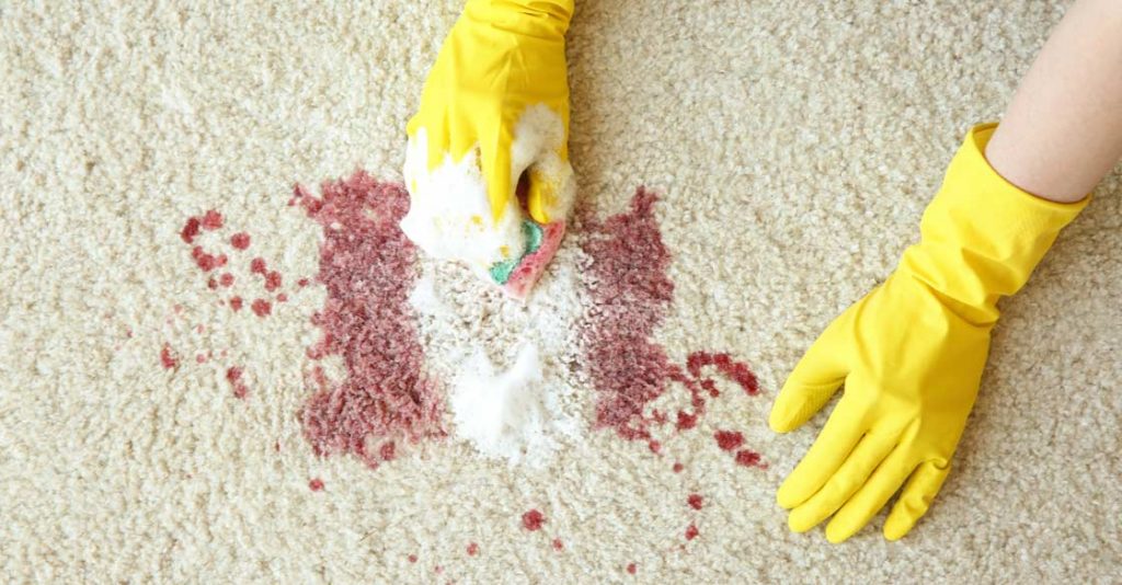 Remove Blood Stains from Carpe