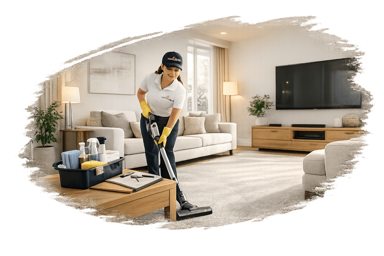 Spotless Lounge & Living Area Clean